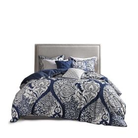 7 Piece Cotton Printed Comforter Set