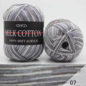 Three Section Dyed Multi-color Jacquard Score Lines With Medium Thick Lines (Option: Grey)