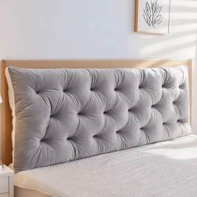 Headboard Pillow Light Grey (Option: 1.8m)